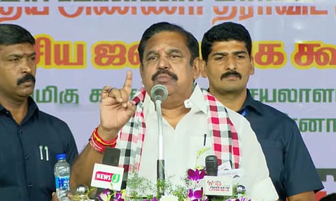 ‘அரை சதவீதம் ஓட்டுவாங்கிய தே.மு.தி.க.வை வைத்துக்கொண்டு டூப்பு அடிக்கிறார் ஸ்டாலின்’ - இபிஎஸ் விமர்சனம்