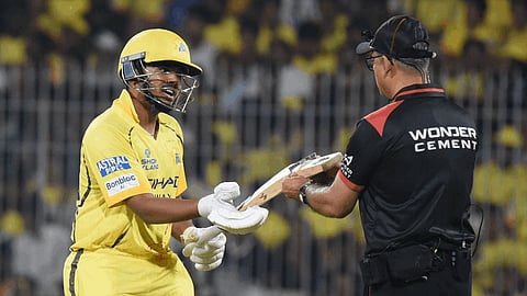 IPL 2026 | அம்பயரின் தவறால் பேட் டெஸ்ட்-இல் தோற்ற ஆயுஷ் மாத்ரே