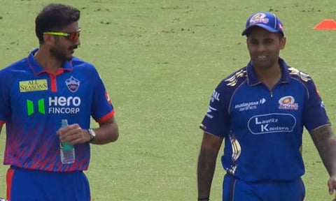 IPL 2026 | மும்பைக்கு எதிராக டெல்லி பந்து வீச்சு தேர்வு- பாண்ட்யா அவுட்