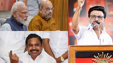 தமிழ்நாட்டில் மும்மொழிக் கொள்கையை அமல்படுத்துவோம் என்று சொல்லி பிரசாரம் செய்யும் தைரியம் இருக்கிறதா?- மோடி, அமித் ஷாவுக்கு மு.க. ஸ்டாலின் சவால்