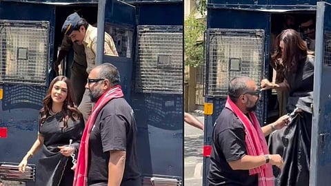 கை விலங்குடன் அழைத்து வரப்பட்ட மிருணாள் தாகூர்- அதிர்ச்சி அடைந்த ரசிகர்கள்