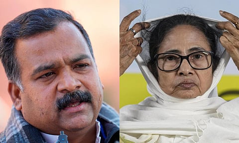 ‘ஆர்.எஸ்.எஸ்., பா.ஜ.க.வுடன் கூட்டணி வைத்து போட்டியிட்டதை மறந்து விடக்கூடாது’ - மம்தாவிற்கு மாணிக்கம் தாகூர் பதிலடி