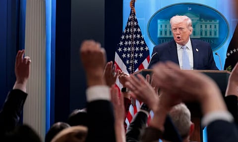 ஈரானுக்கு ராணுவ உதவி அளிக்கும் நாடுகளுக்கு 50% வரி விதிக்கப்படும் - ட்ரம்ப் மிரட்டல்