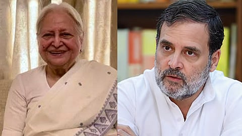 முன்னாள் மத்திய அமைச்சர் மொஹ்சினா கித்வாய் மறைவு- ராகுல் காந்தி இரங்கல்