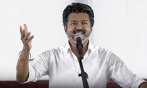 "விஜய்தான் வேட்பாளர்.. வேட்பாளர்தான் விஜய்!"- நெல்லையில் விஜய் அதிரடி முழக்கம்