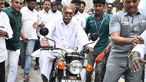 Puducherry Assembly Election| சேலம் அப்பா பைத்தியசாமி கோவிலில் வழிபாடு நடத்தி வாக்களித்து உள்ளேன்: ரங்கசாமி