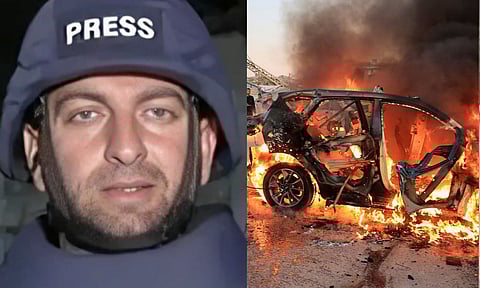 வாகனத்தை குறிவைத்து தாக்கிய இஸ்ரேல்.. காசாவில் அல் ஜசீரா பத்திரிகையாளர் படுகொலை