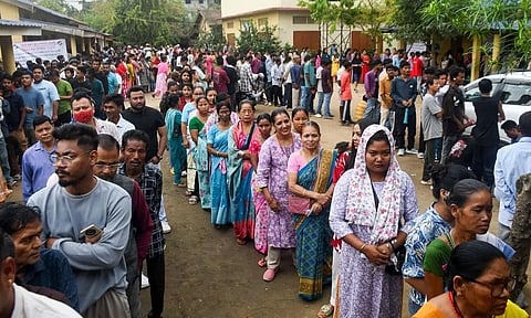 அசாம், கேரளம், புதுச்சேரி வாக்குப்பதிவு: 3 மணி நிலவரம்