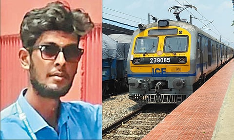 தந்தையைபோன்று மகனுக்கும் நேர்ந்த சோகம்: ரெயில் மோதி ரெயில்வே ஊழியர் உயிரிழப்பு