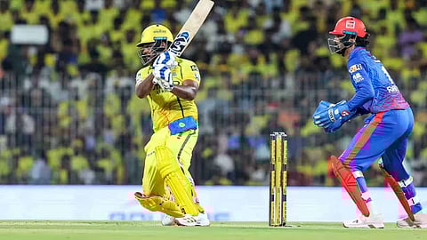 IPL 2026 | சென்னை சூப்பர் கிங்ஸ் அணிக்காக முதல் அரைசதத்தை பதிவு செய்தார் சஞ்சு சாம்சன்