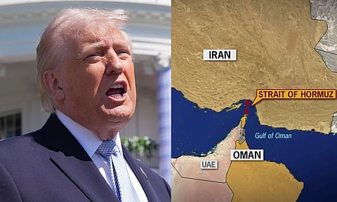 பேச்சுவார்த்தை தோல்வி: ஹார்முஸ் ஜலசந்தியை அமெரிக்க கடற்படை முற்றுகையிடும் - டிரம்ப் அதிரடி அறிவிப்பு