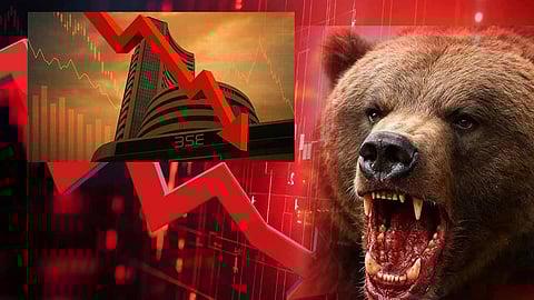 டிரம்ப் ஹார்முஸ் முற்றுகை எதிரொலியால் கரடி ஆதிக்கம்: கடும் சரிவுடன் தொடங்கிய பங்குச் சந்தை