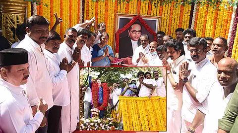 அ.தி.மு.க. சார்பில் அம்பேத்கர் பிறந்த நாள் கொண்டாட்டம்