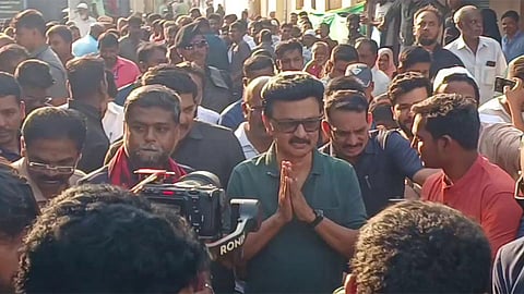 பாலக்கோட்டில் வாக்கிங் சென்று வாக்கு சேகரித்த முதலமைச்சர் மு.க.ஸ்டாலின்