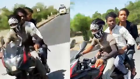 Thrill Ride | கையில் துப்பாகியுடன் ட்ரிபில்ஸ்... கடைசியில் நடந்த கோரம் - வைரலாகும் வீடியோ