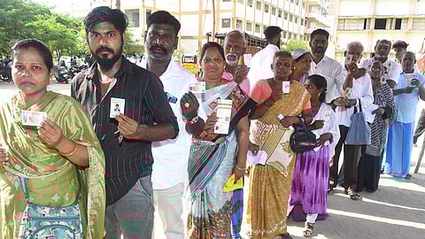 TN Assembly Election| காலை 9 மணி நிலவரப்படி 17.69 சதவீதம் வாக்குப்பதிவு