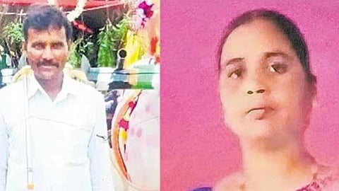 நடத்தையில் சந்தேகம்: மனைவியை கொன்று விவசாயி தற்கொலை- பெற்றோரை இழந்து தவிக்கும் குழந்தைகள்