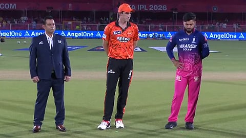 IPL 2026 | டாஸ் வென்ற ஐதராபாத் பவுலிங் தேர்வு: ராஜஸ்தான் முதலில் பேட்டிங்