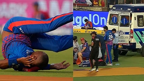 கேட்ச் பிடிக்க பாய்ந்து தலையில் பலத்த அடி: மைதானத்தில் மயங்கிய Lungi Ngidi