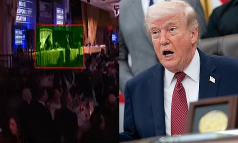 வெள்ளை மாளிகையில் துப்பாக்கிச்சூடு..!- உயிர் தப்பிய டிரம்ப்