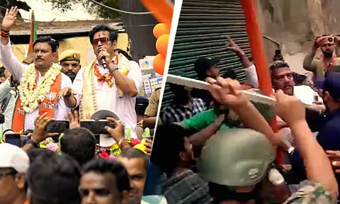 ஜெய் பங்களாவா? ஜெய் ஸ்ரீராமா? திரிணாமுல் காங்கிரஸ், பாஜக இடையே வெடித்த கோஷ மோதல்