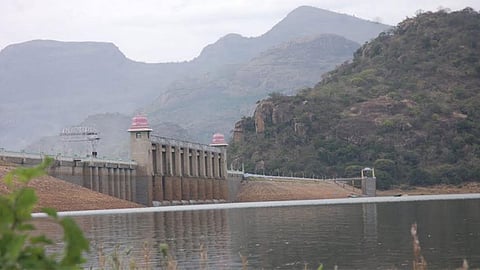 அமராவதி அணை நீர்மட்டம் 21.49 அடியாக சரிவு