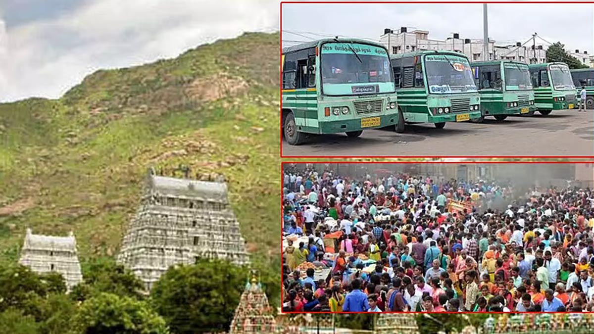 சித்ரா பவுர்ணமி: திருவண்ணாமலைக்கு சிறப்புப் பேருந்துகள் இயக்கம்