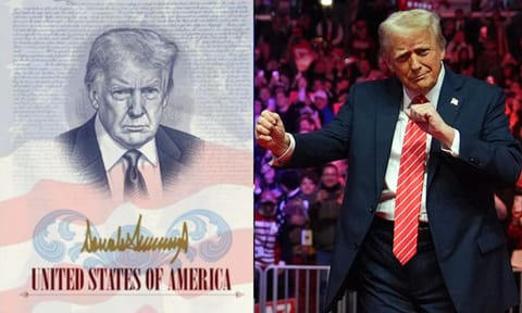 வரலாறு மாறுகிறது.. இனி அமெரிக்க பாஸ்போர்ட்-களில் டிரம்ப் புகைப்படம்!