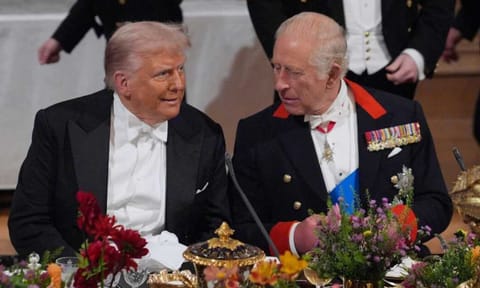 வெள்ளை மாளிகையில் மன்னர் சார்லஸ்.. ஈரான் விவகாரத்தில் டிரம்புக்கு ஆதரவு