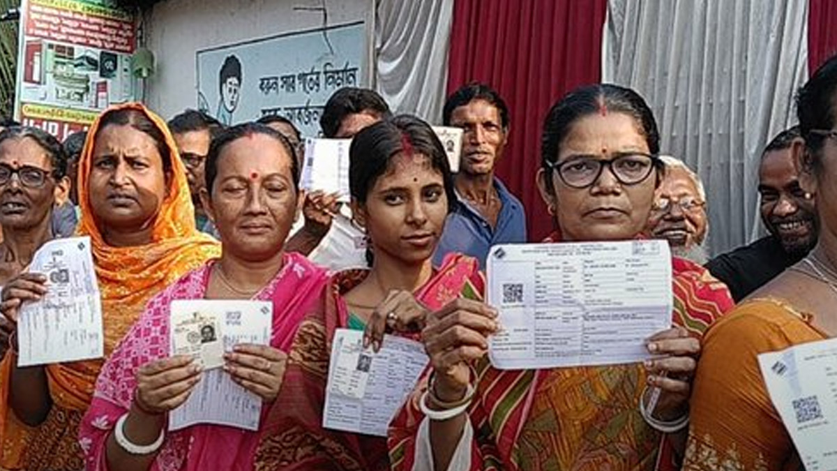 மேற்கு வங்க தேர்தல்: காலை 9 மணி நிலவரப்படி 18.39% வாக்குப்பதிவு