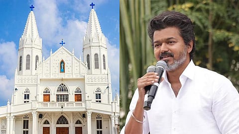 வேளாங்கண்ணி பேராலயத்தில் நாளை சிறப்பு பிரார்த்தனையில் பங்கேற்கிறார் தவெக தலைவர் விஜய்
