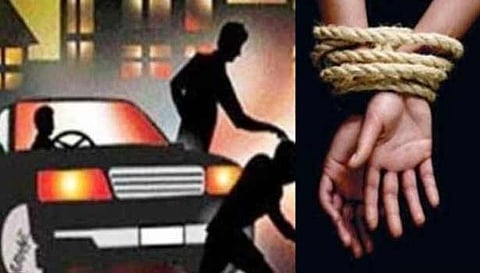 கருமந்துறை அருகே விவசாயியை காரில் கடத்தி சென்ற கும்பல்