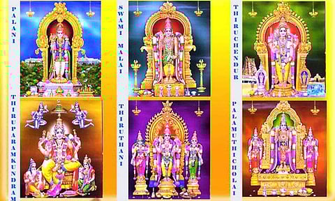 முருகப்பெருமானின் அறுபடை வீடுகள்