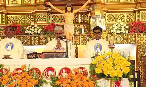 தேவசகாயத்துக்கு புனிதர் பட்டம்: கோட்டார் புனித சவேரியார் பேராலயத்தில் நன்றி திருப்பலி