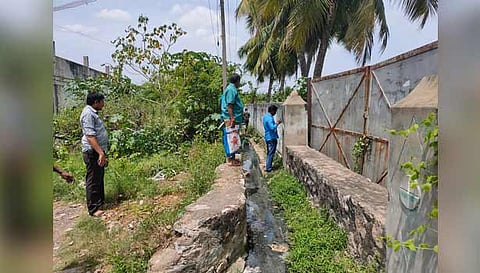 நீர் வழித்தட ஆக்கிரமிப்பு குறித்த அளவீடு பணிகள் தொடக்கம்