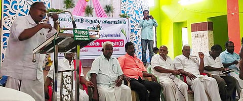 தமிழ்நாடு கரும்பு விவசாயிகள் சங்கத்தின் தனியார் சர்க்கரை ஆலை மட்ட கோரிக்கை மாநாடு நெல்லிக்குப்பத்தில் நடைபெற்றது.