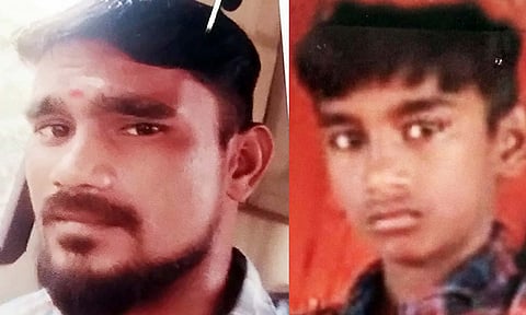 கொலை செய்யப்பட்ட மணிகண்டன்- சபரீஸ்வரன்