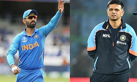 தினேஷ் கார்த்திக் - ராகுல் டிராவிட் 