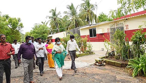 பெரியார் நினைவு சமத்துவபுரம் சீரமைக்கும் பணிகள்