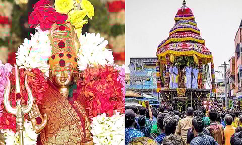 ஜெனகை மாரியம்மன் கோவில் தேரோட்டம்