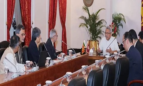 இலங்கை அதிபரை சந்தித்த இந்திய வெளியுறவுத்துறை செயலாளர்