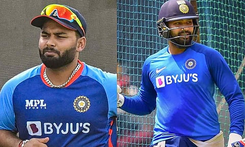 ரிஷப் பண்ட் - ரோகித் சர்மா 