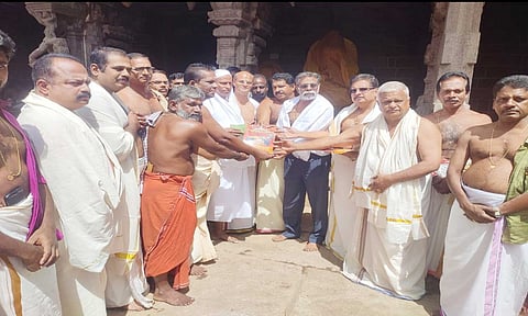 திருவட்டார் ஆதிகேசவ பெருமாள் கோவிலில் கும்பாபிஷேக பணிகள் தீவிரம்