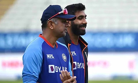 ராகுல் டிராவிட் - பும்ரா 