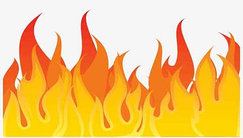 மோட்டார் சைக்கிள் தீ வைத்து எரிப்பு