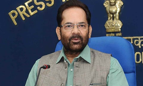 மத்திய மந்திரி முக்தார் அப்பாஸ் நக்வி ராஜினாமா