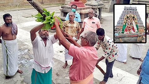 கொடியேற்று விழா நடந்தது.