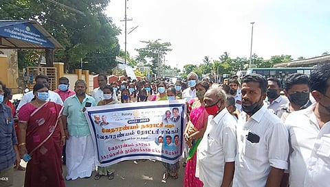 தூய்மை இயக்க விழிப்புணர்வு பேரணி.