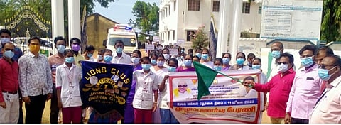 ஜெயங்கொண்டத்தில் உலக மக்கள் தொகை தினவிழிப்புணர்வு பேரணி