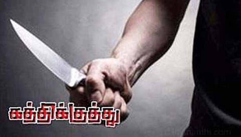 கோவையில் மது குடிக்க பணம் தர மறுத்த பெயிண்டரை கத்தியால் குத்திய ரவுடி